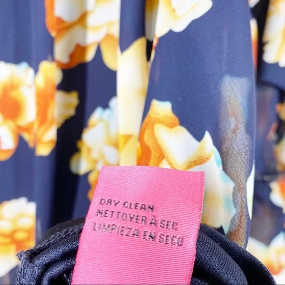 Betsey Johnson Bambi Floral Ruffle Bell Sleeves Dress 4 - Picture 11 of 13